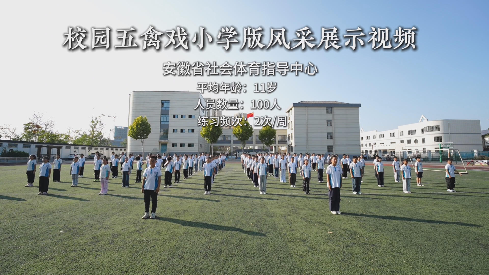 安徽省社会体育指导中心校园五禽戏风采展示