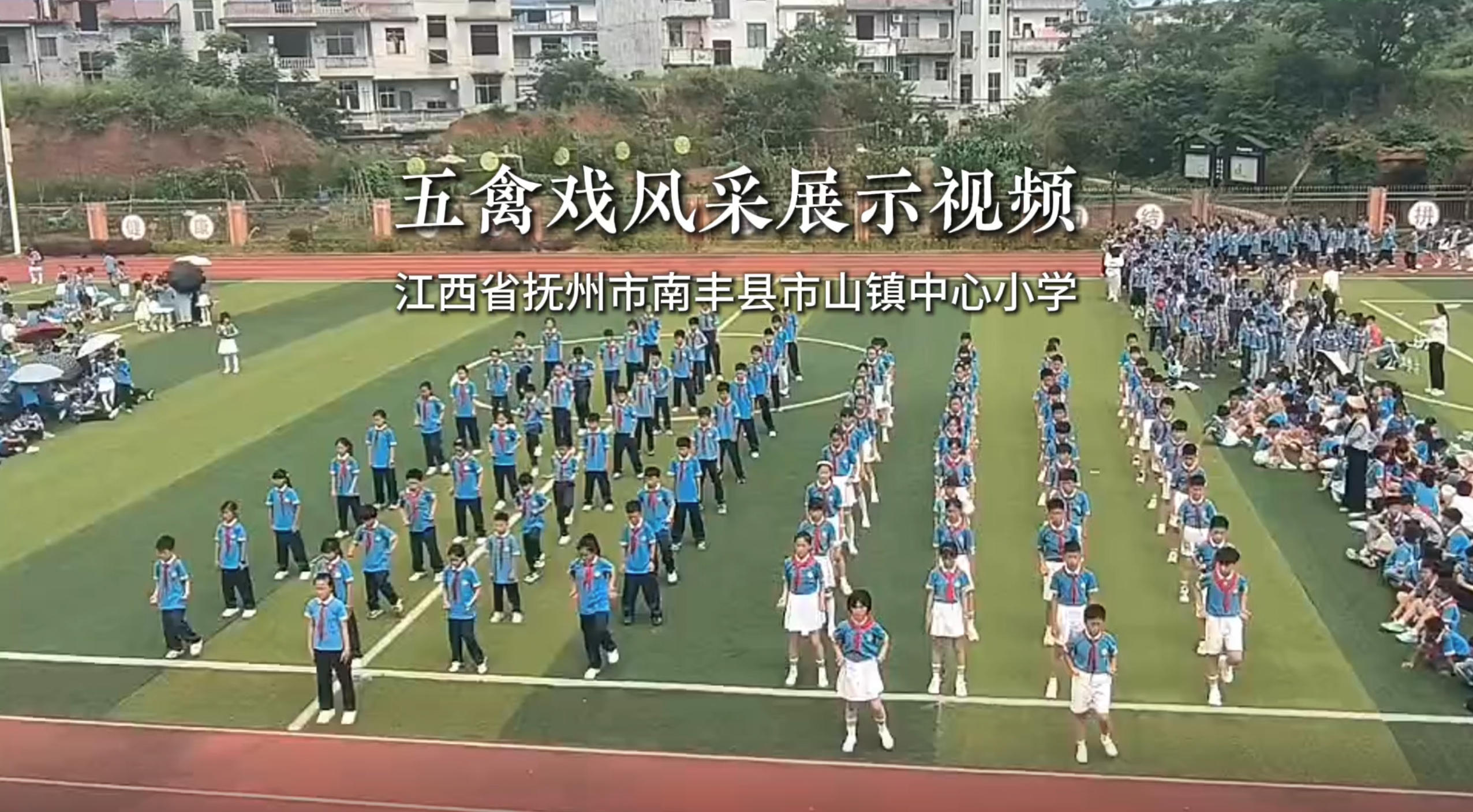 江西省抚州市南丰县市山镇中心小学五禽戏风采展示