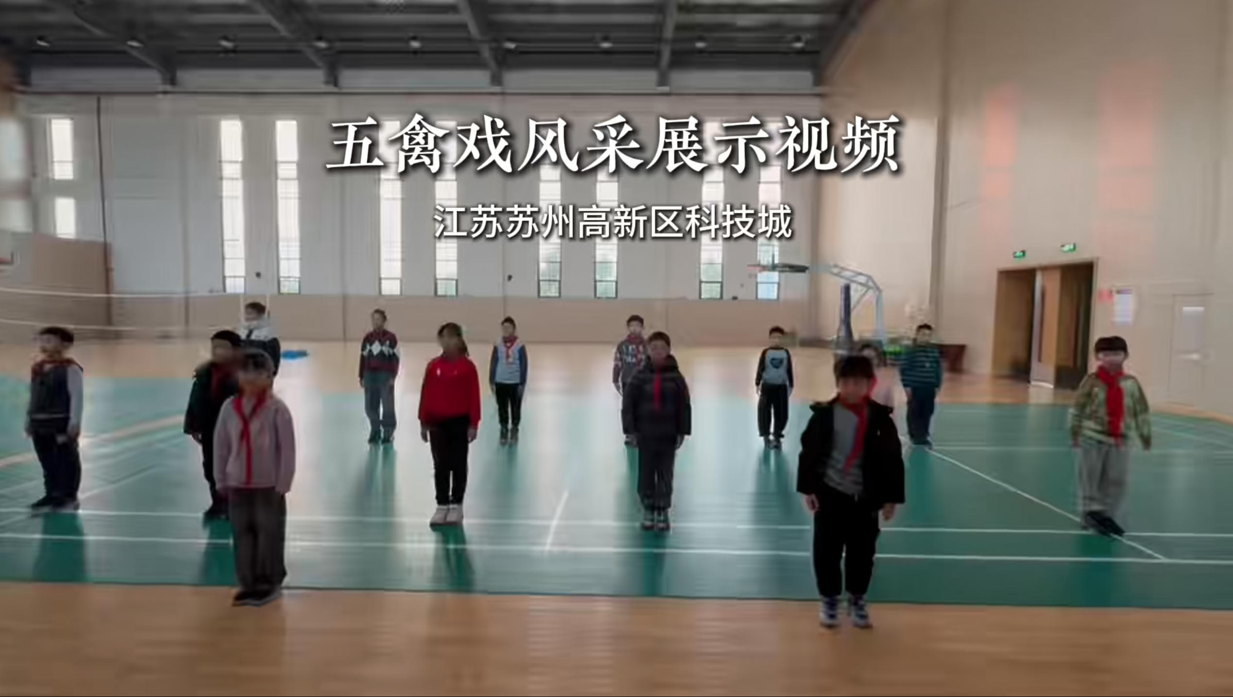 江苏苏州高新区科技城五禽戏风采展示